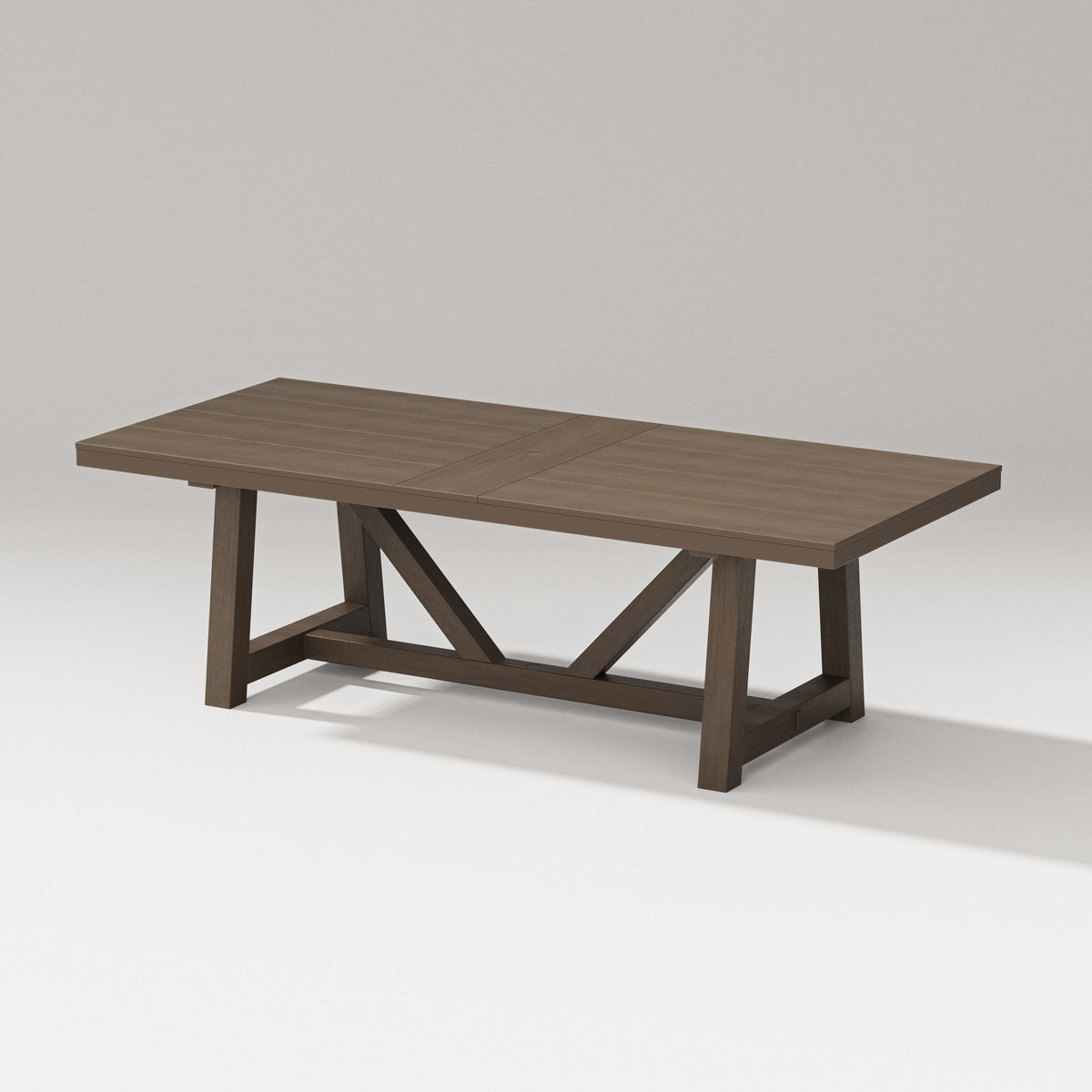 POLYWOOD PW Designer Series 96" A-Frame Dining Table in Kona
