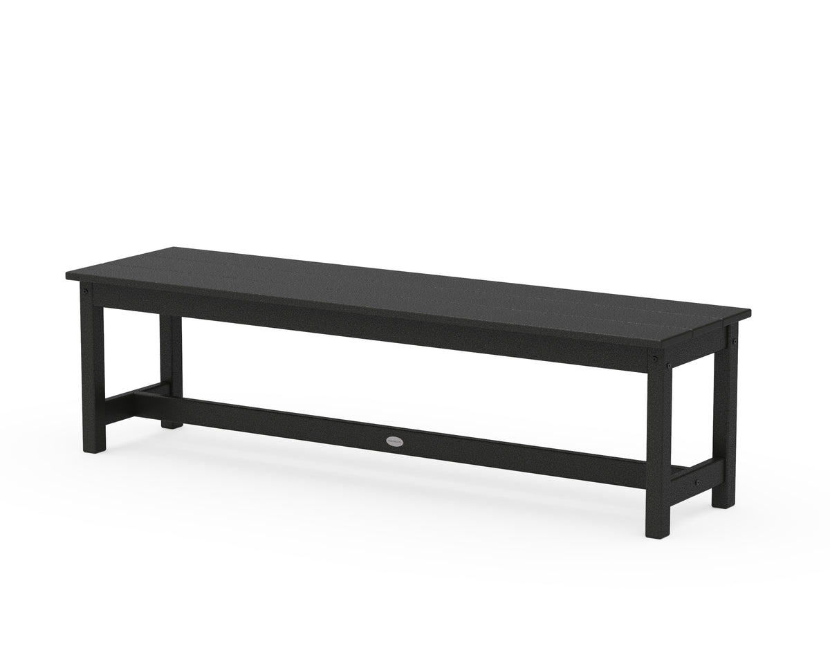 POLYWOOD 60" Planter Bench in Black