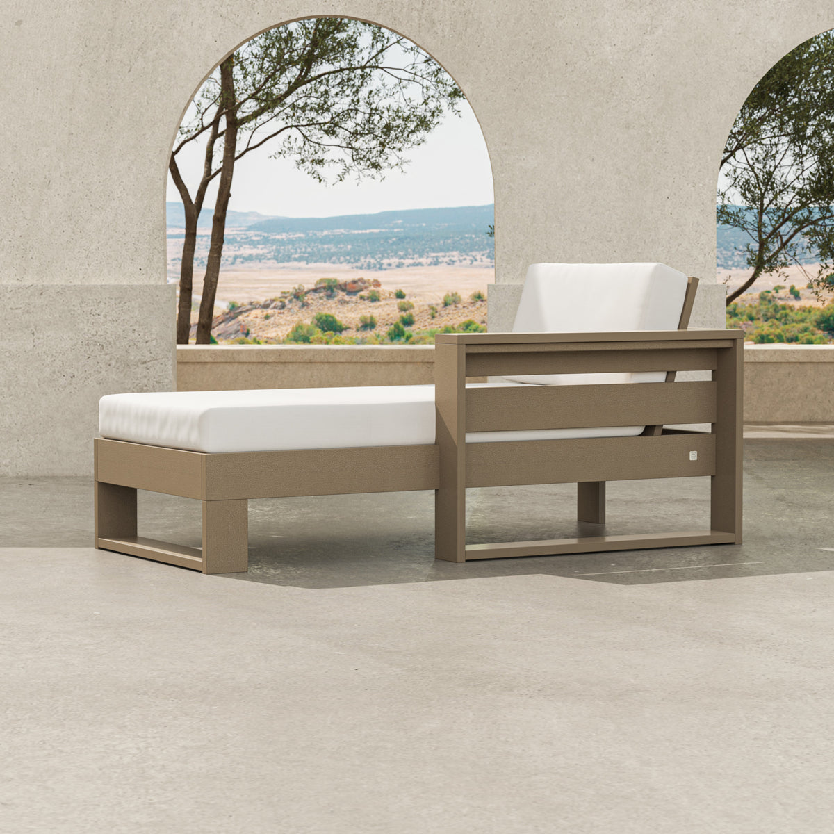 POLYWOOD Latitude Modular Right Arm Chaise lifestyle