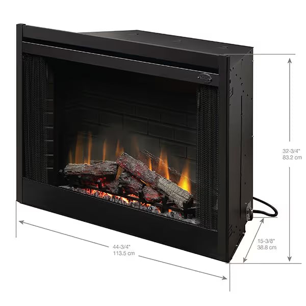 Dimplex Deluxe Built-In Electric Fireplace with Logs