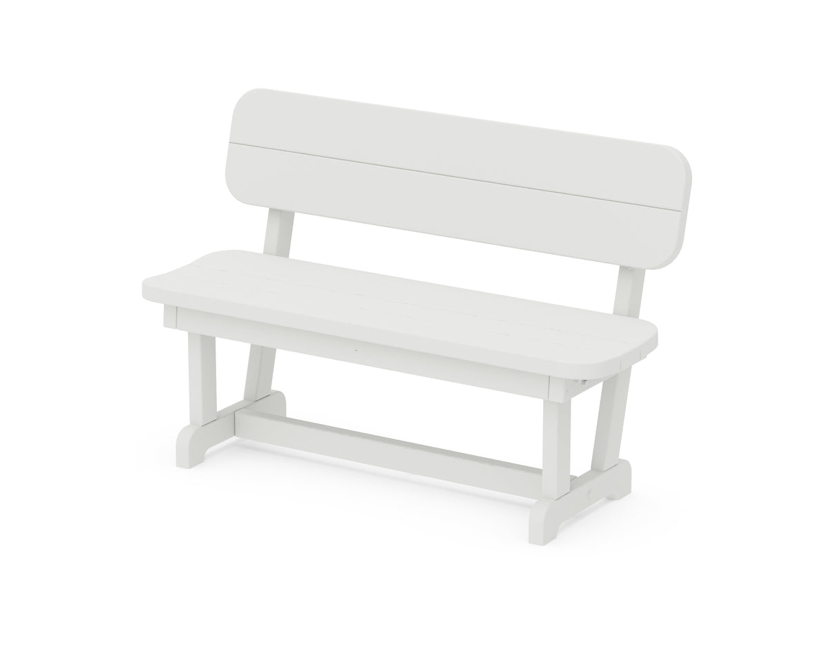 POLYWOOD Park 48" Bench in Vintage White