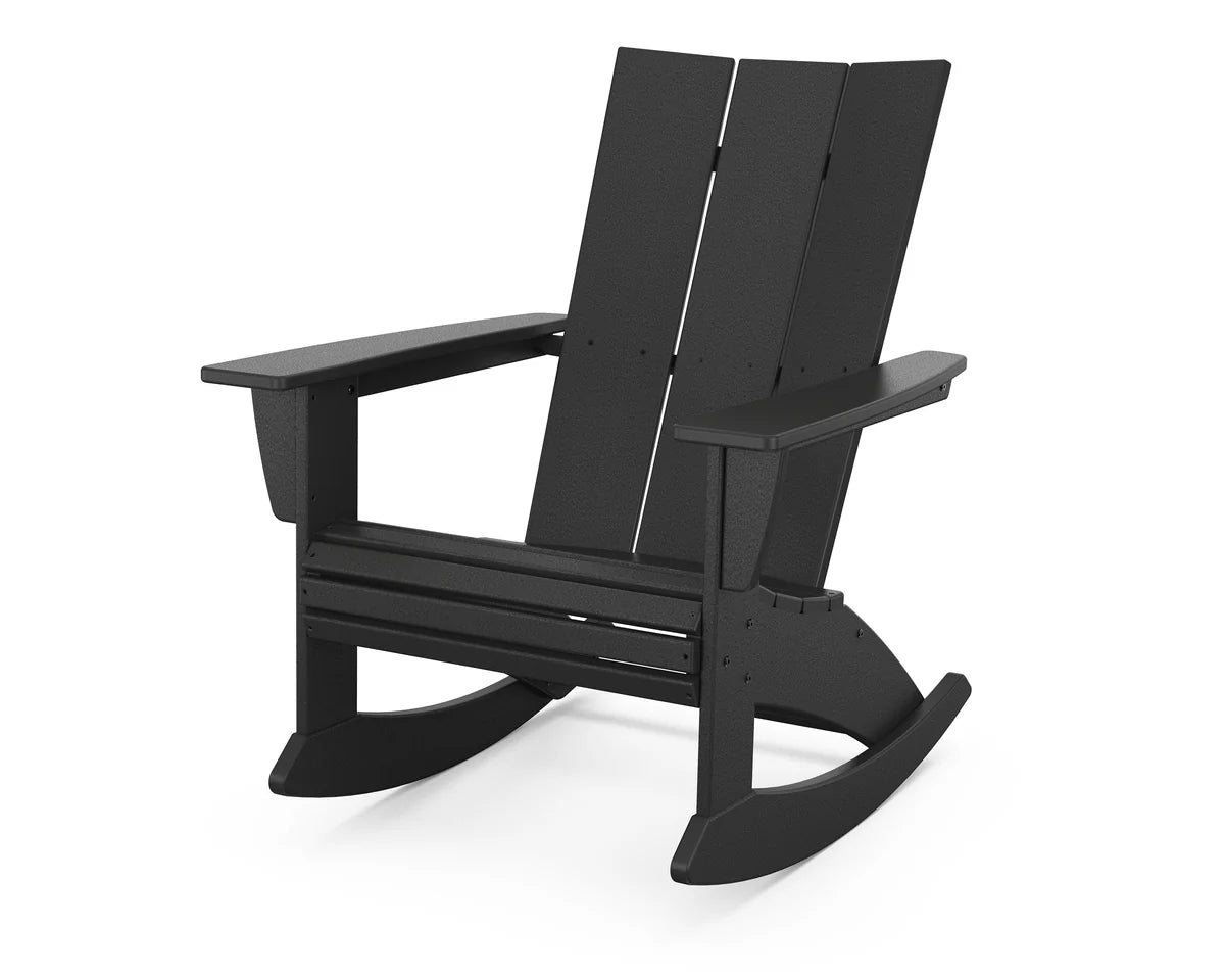 POLYWOOD Modern Curveback Adirondack Rocking Chair