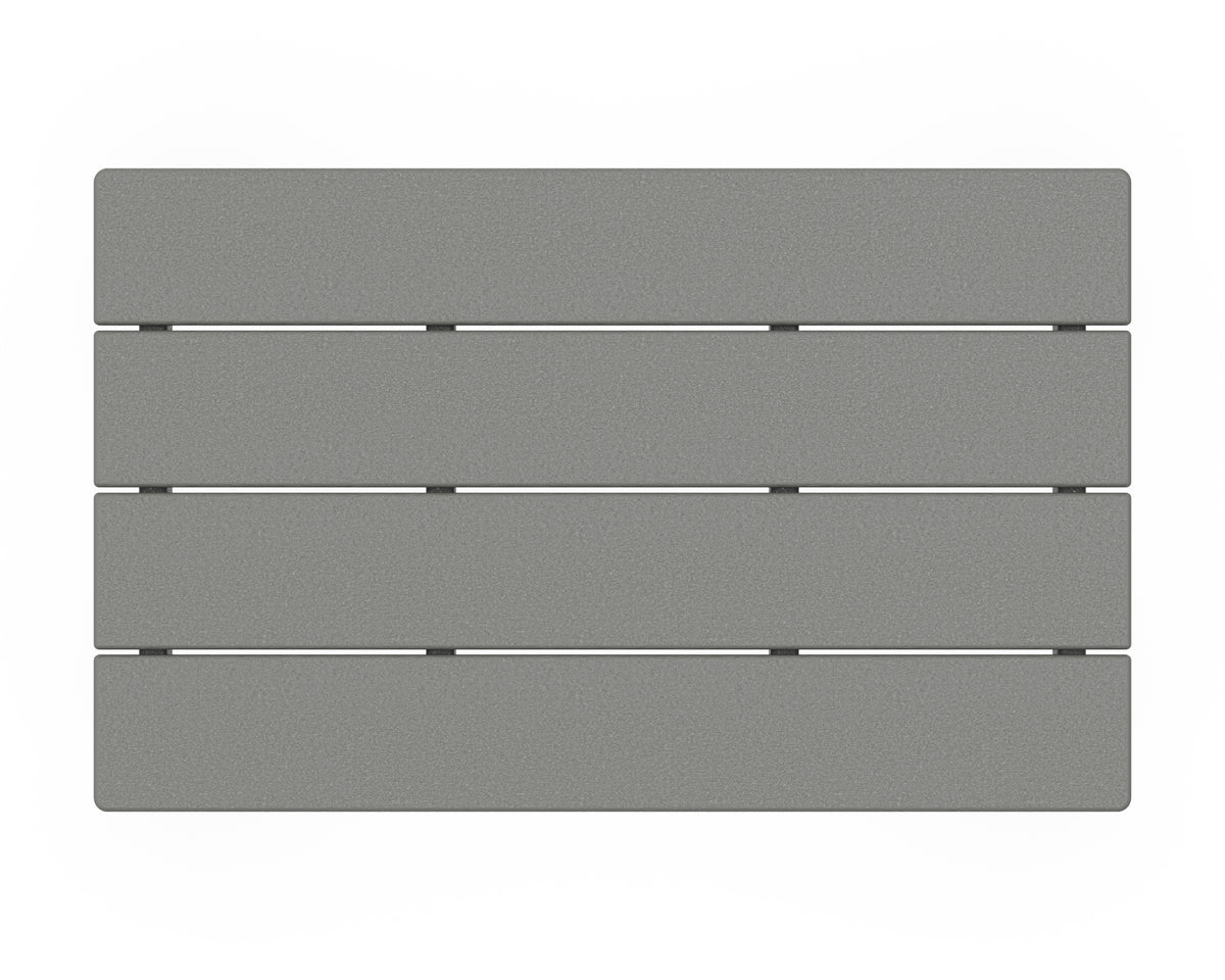 Second alternate view of the POLYWOOD Lakeside Coffee Table in Slate Grey