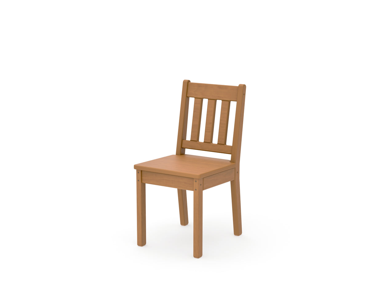 POLYWOOD Kids Vineyard Dining Chair in Natural