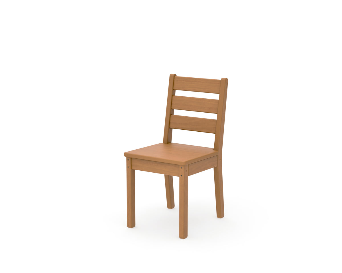 POLYWOOD Kids Lakeside Dining Chair in Natural
