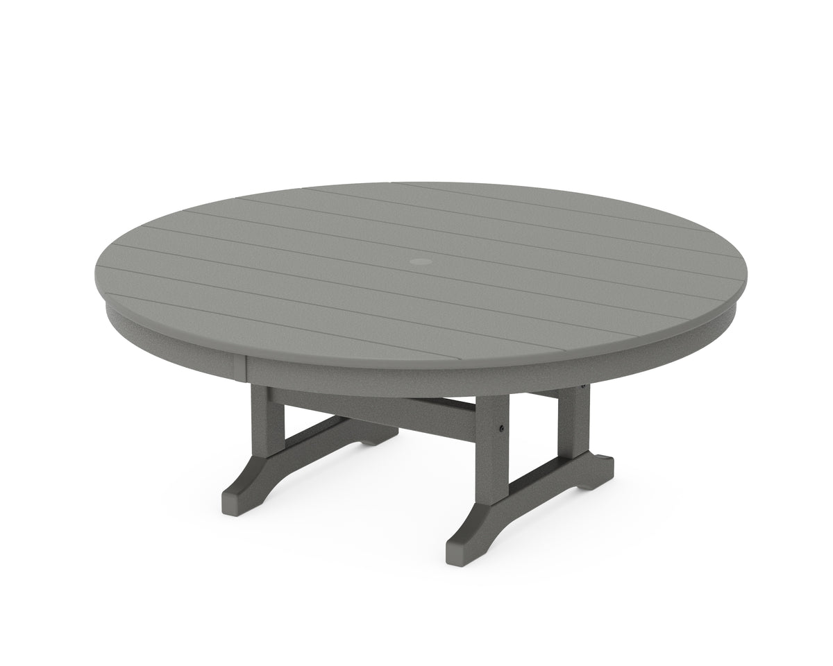 POLYWOOD Round 48" Conversation Table in Slate Grey