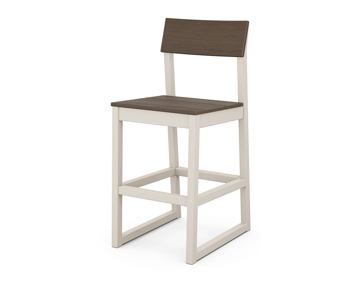 POLYWOOD EDGE Bar Side Chair in Sand / Kona