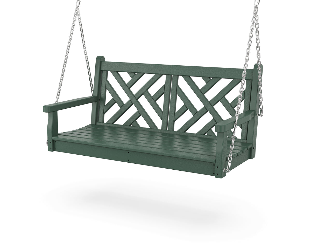 POLYWOOD Chippendale 48" Swing in Green