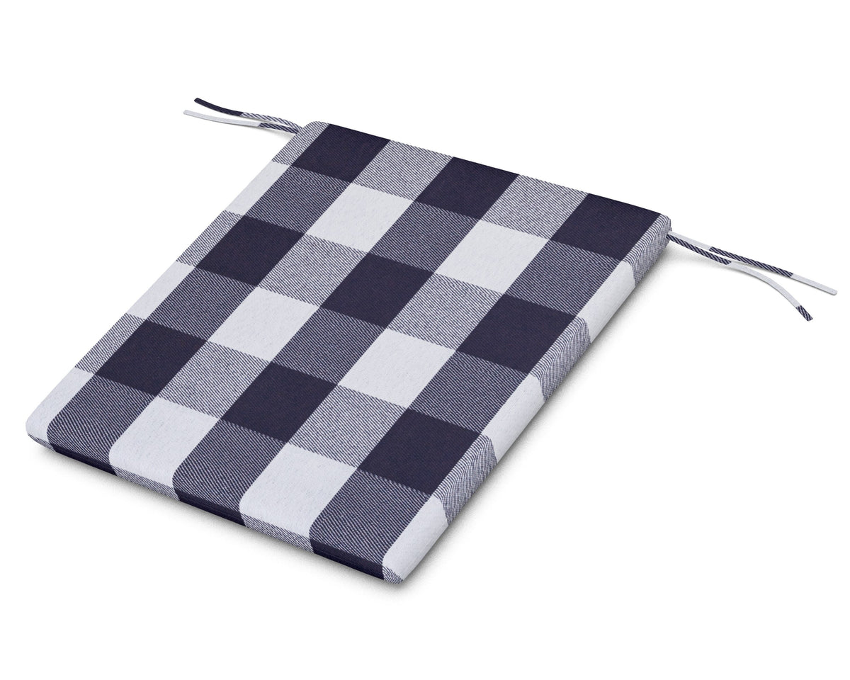 POLYWOOD AL100 Seat Pad in Buffalo Plaid Navy