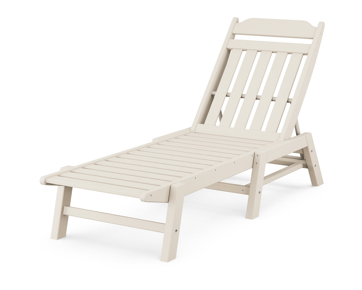 POLYWOOD Cottage Chaise in Sand