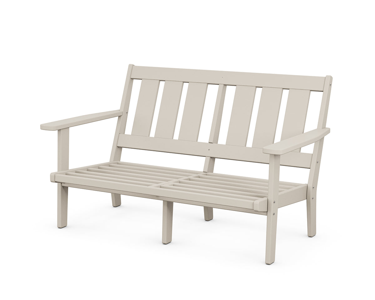 POLYWOOD Oxford Deep Seating Loveseat Frame in Sand
