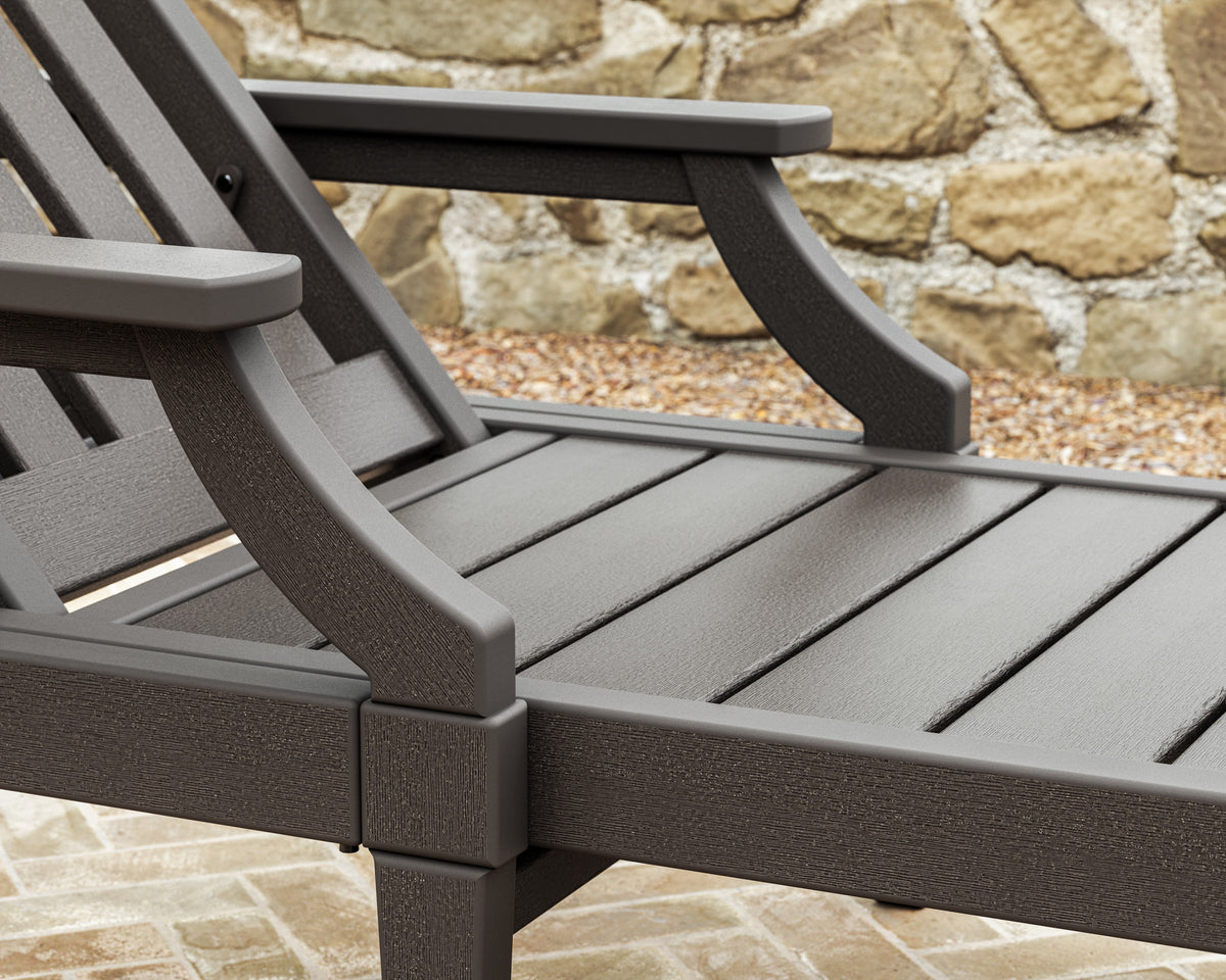 POLYWOOD Estate Chaise Lounge angle view