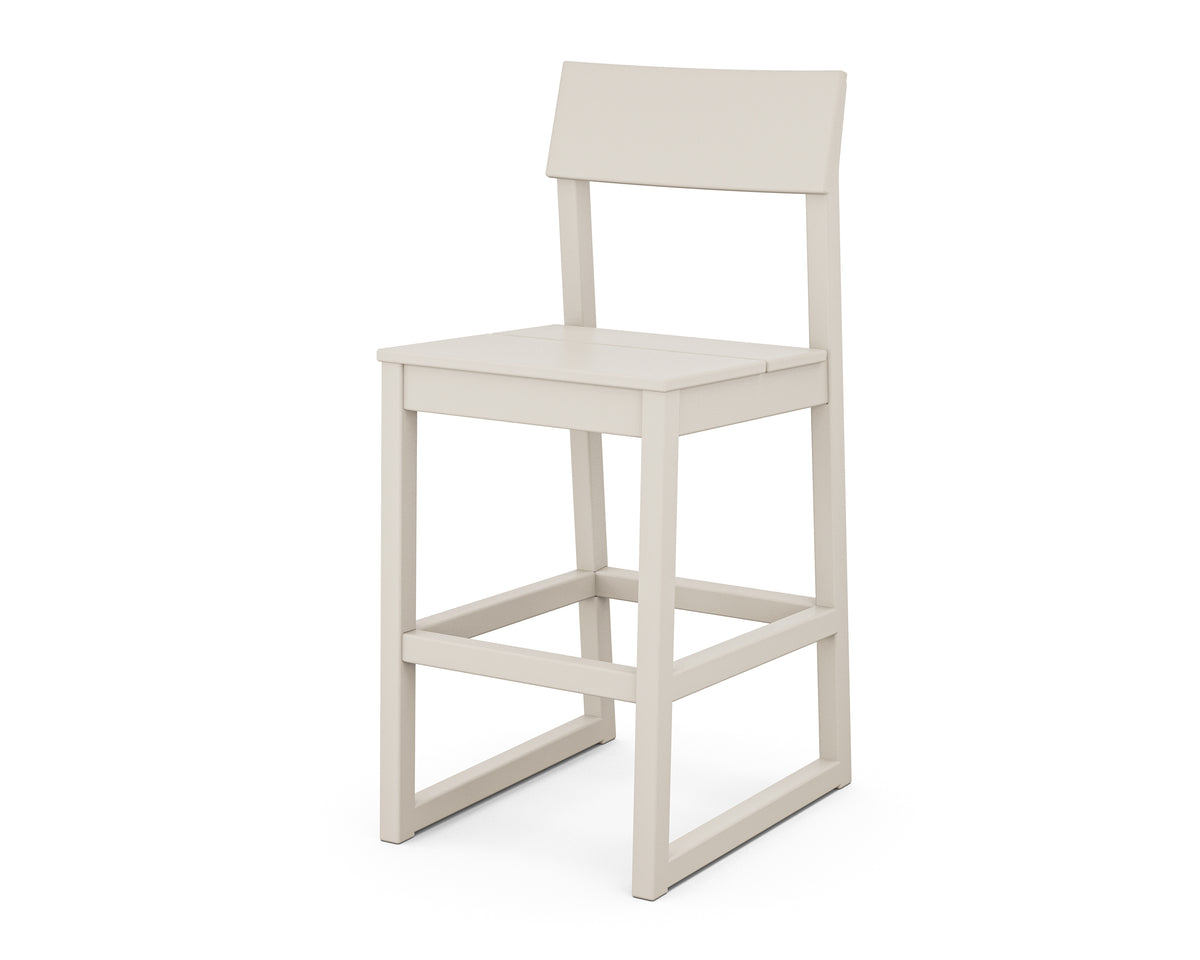 POLYWOOD EDGE Bar Side Chair in Sand