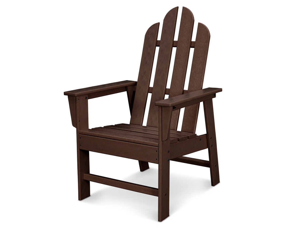POLYWOOD Long Island Dining Chair in Mahogany