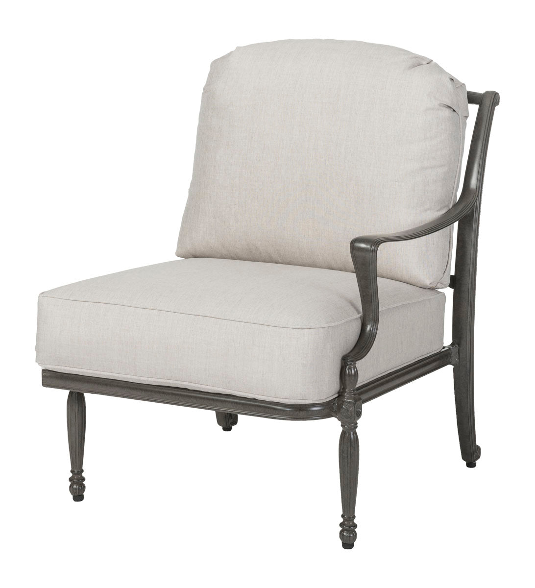 Gensun Bel Air Left Arm Lounge Chair in Midnight Gold