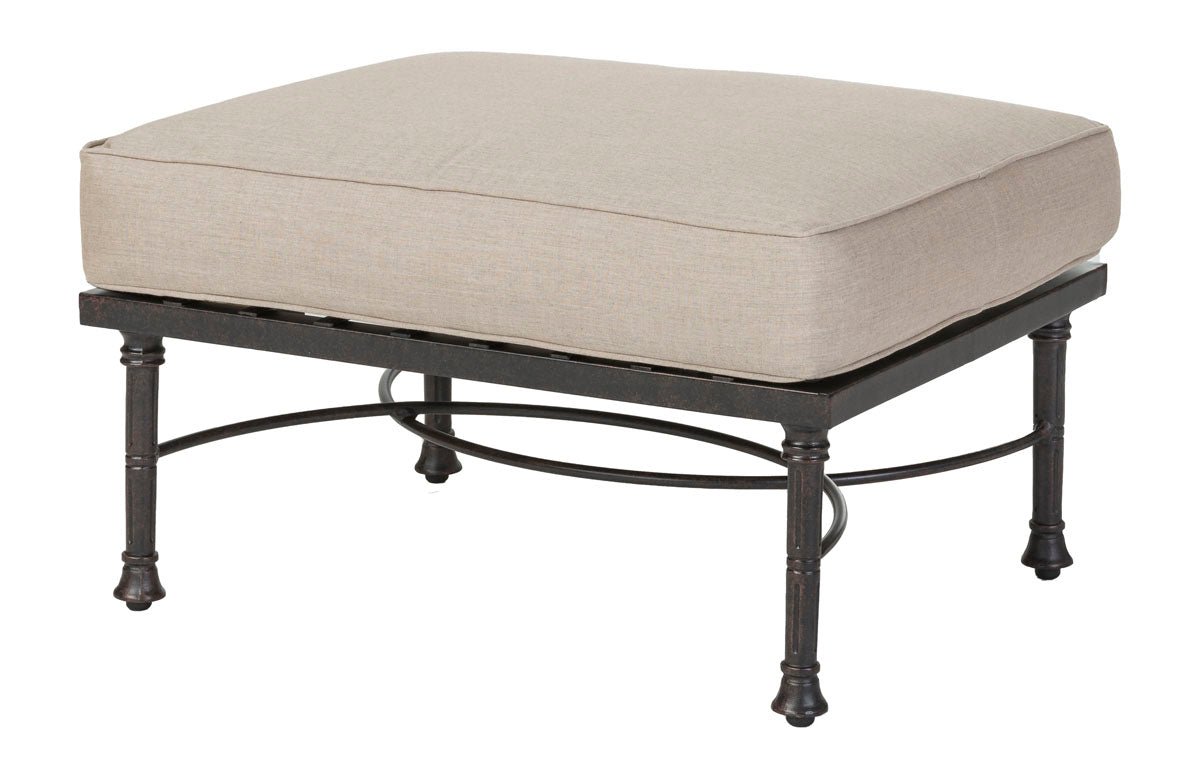 Gensun Florence Cushion Sectional Ottoman in Carbon