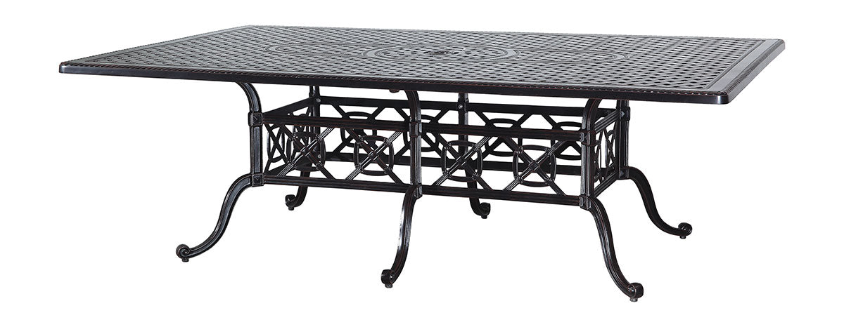 Gensun Grand Terrace 60" x 90" Rectangular Dining Table in Desert Bronze