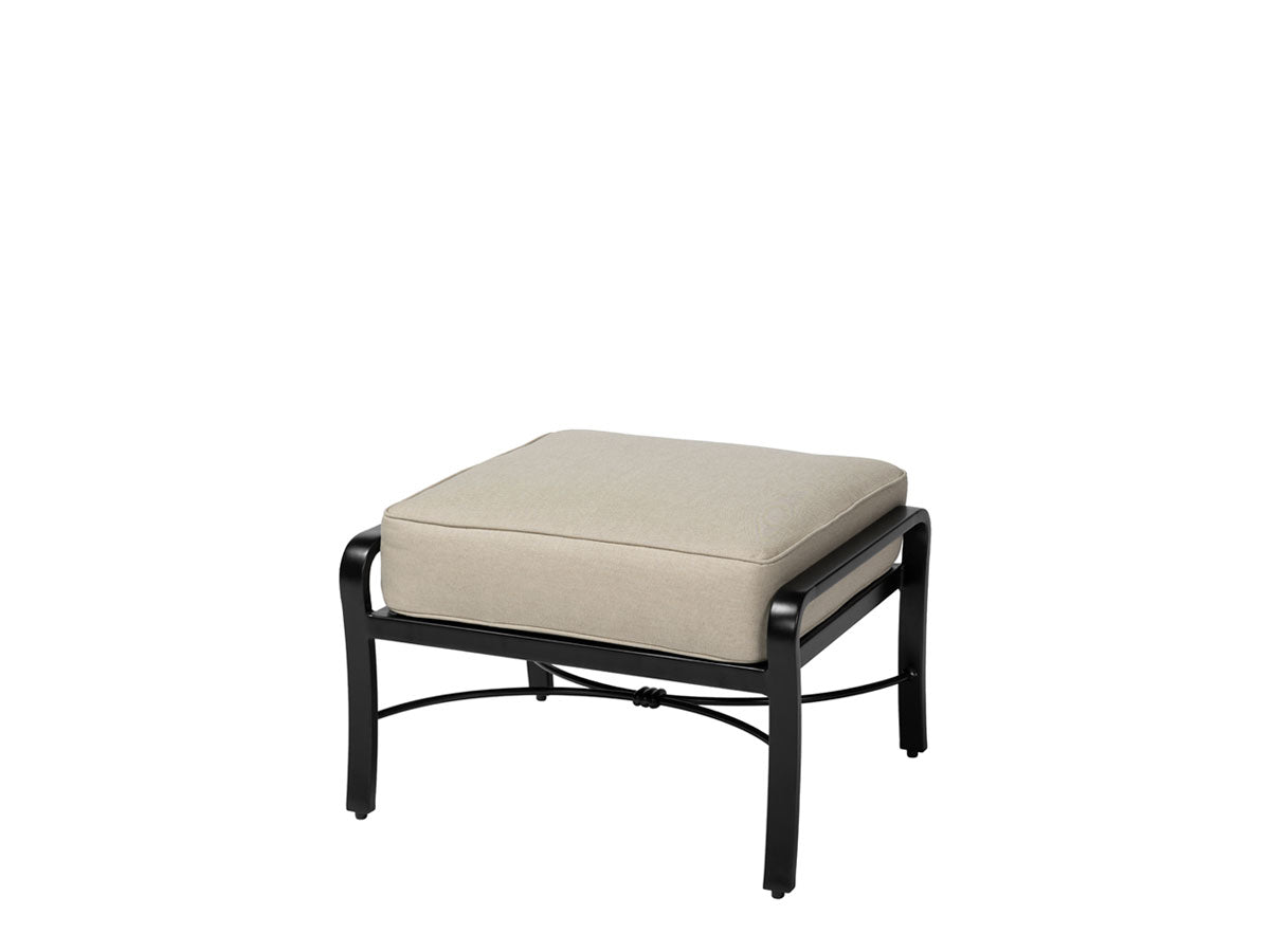 Gensun Lucerne Ottoman in Midnight Gold