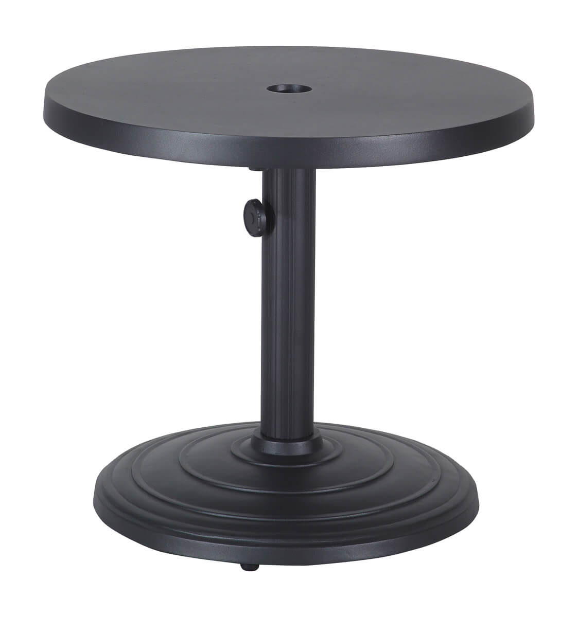 Gensun Meridian 24" Round Umbrella End Table - 80lb Base