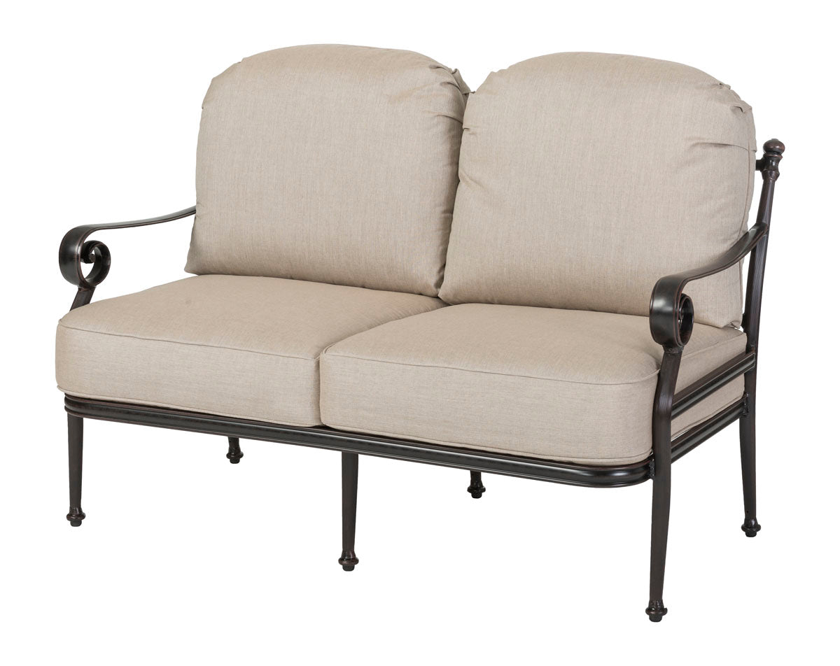 Gensun Verona Loveseat in Carbon