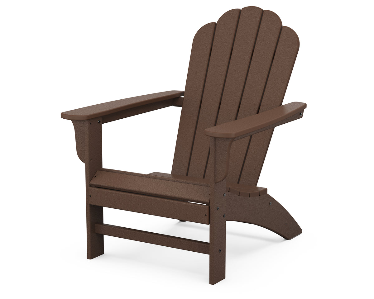 POLYWOOD Cottage Adirondack Chair in Mahogany