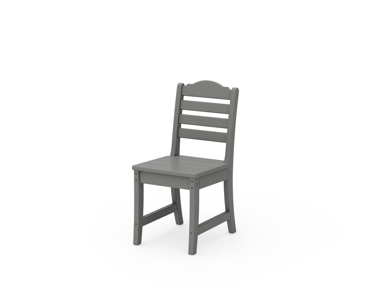 POLYWOOD Savannah Kids Dining Chair in Slate Grey