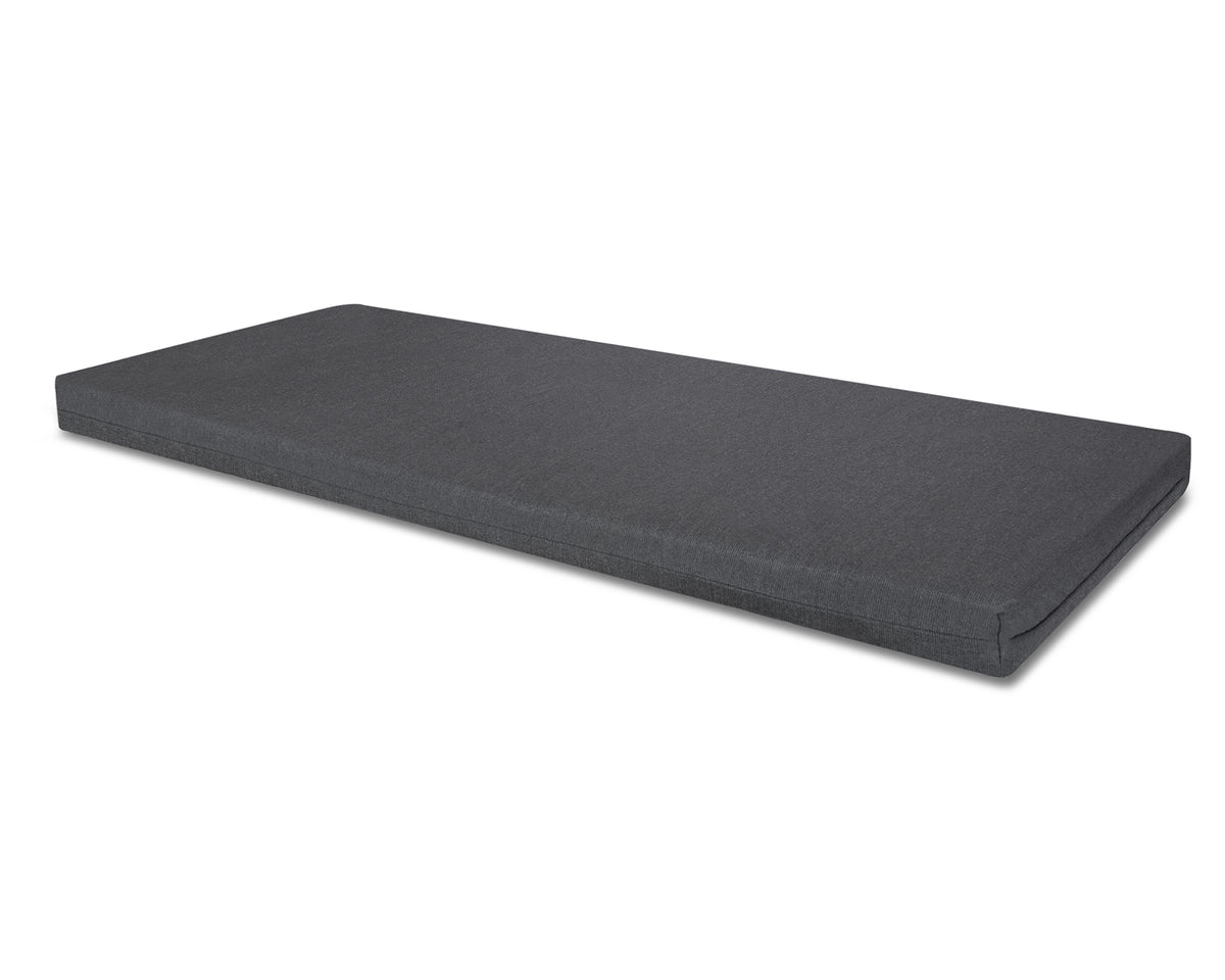 POLYWOOD Bench Seat Cushion - 17.5"D x 57.5"W x 2.5"H in Spectrum Carbon