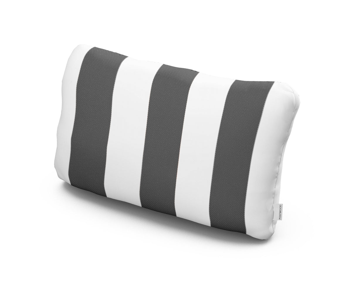 POLYWOOD Outdoor Lumbar Pillow in Montdor Onyx