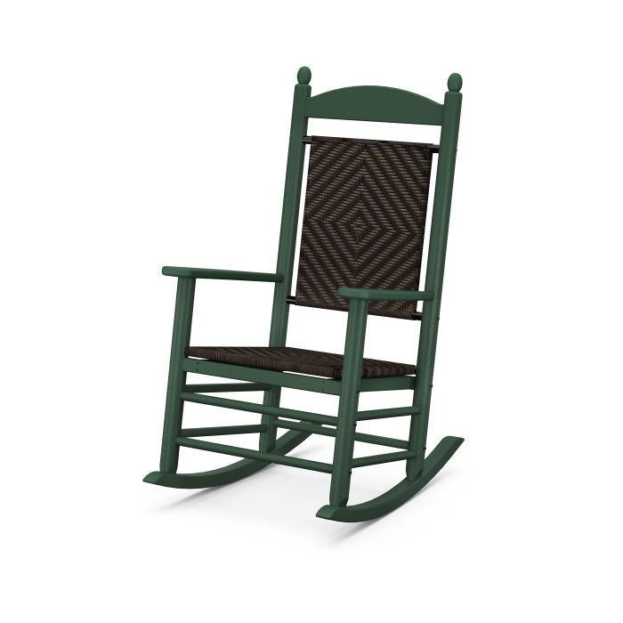 POLYWOOD Jefferson Woven Rocking Chair