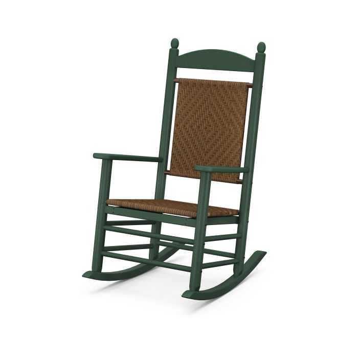 POLYWOOD Jefferson Woven Rocking Chair