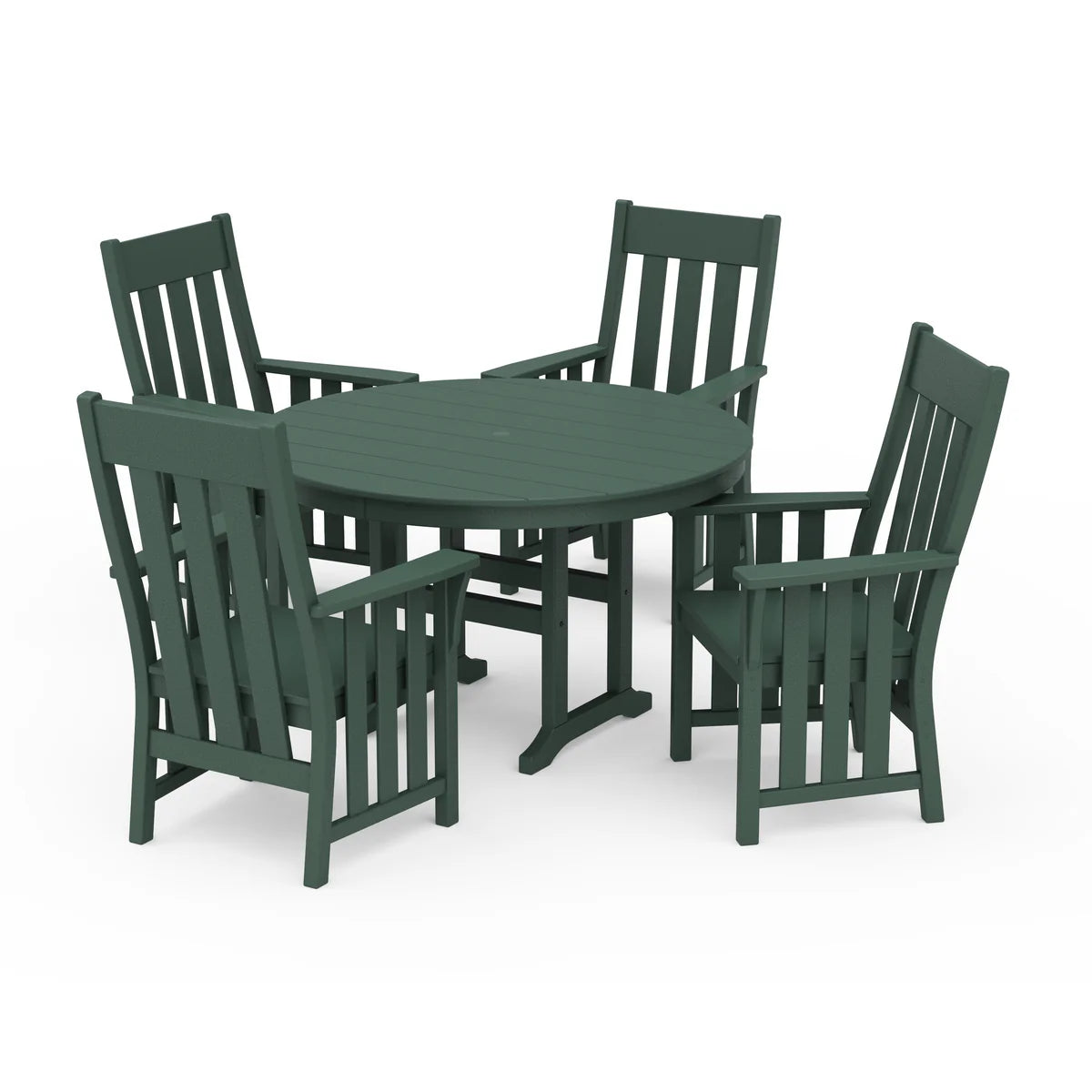 POLYWOOD Acadia 5-Piece Farmhouse Dining Set