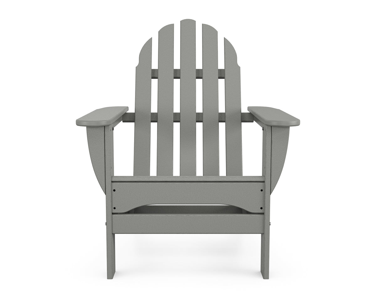 Alternate view of the POLYWOOD Classic Adirondack Chair in Slate Grey