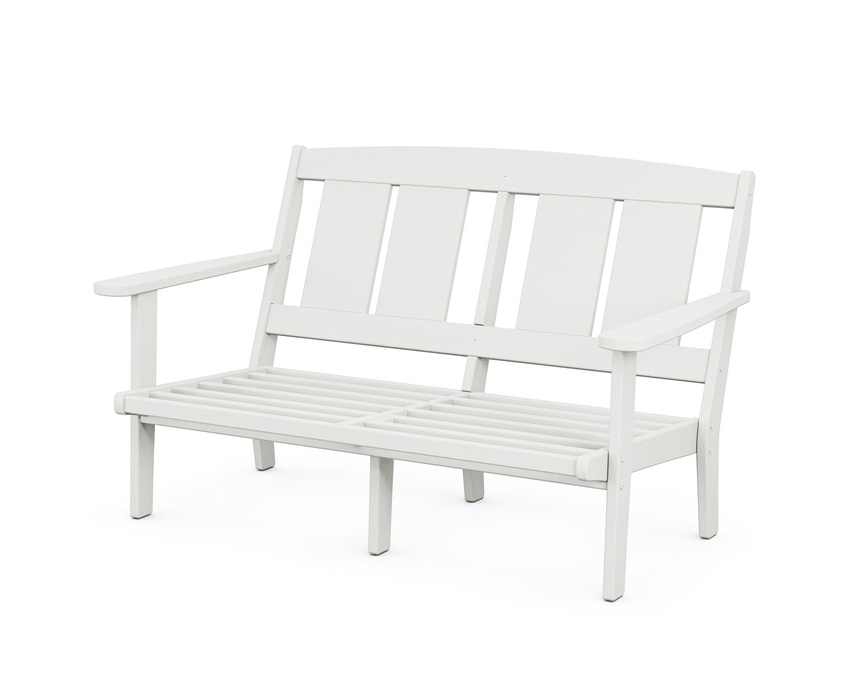 POLYWOOD Mission Deep Seating Loveseat Frame in White