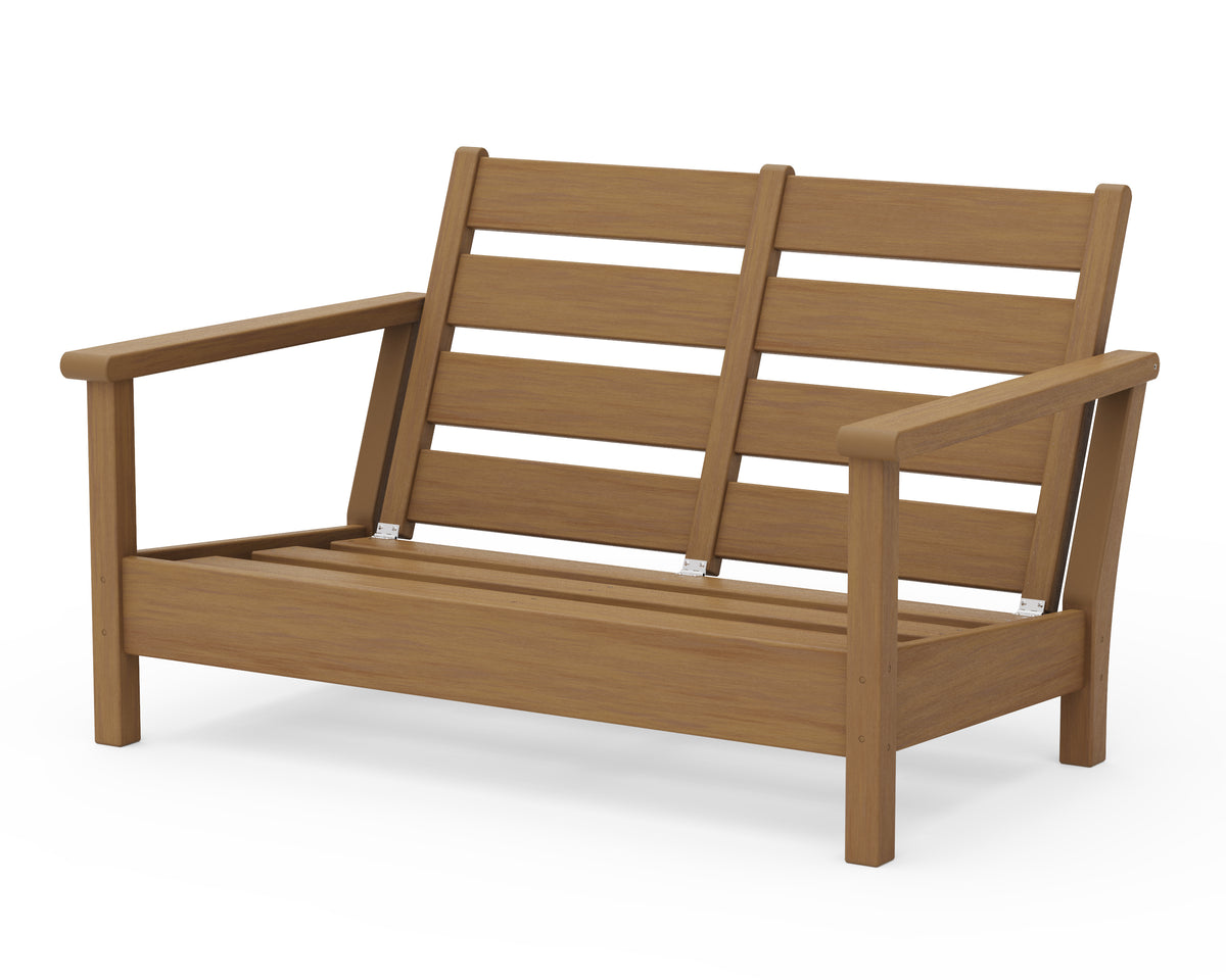 POLYWOOD Harbour Loveseat Frame in Natural