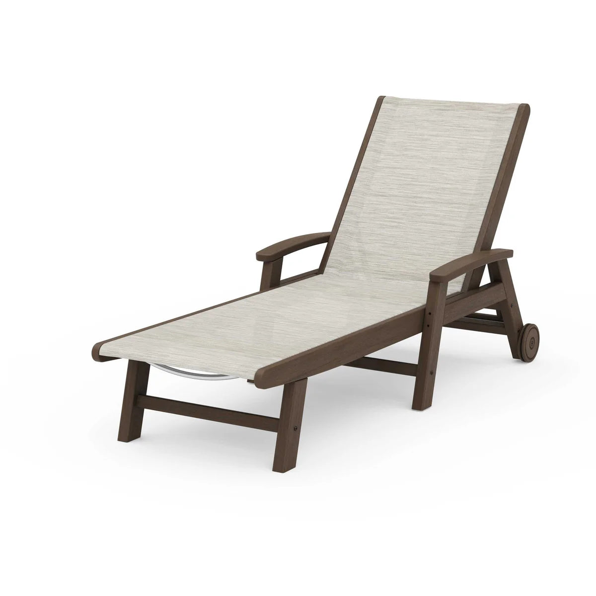 POLYWOOD Coastal Chaise with Wheels