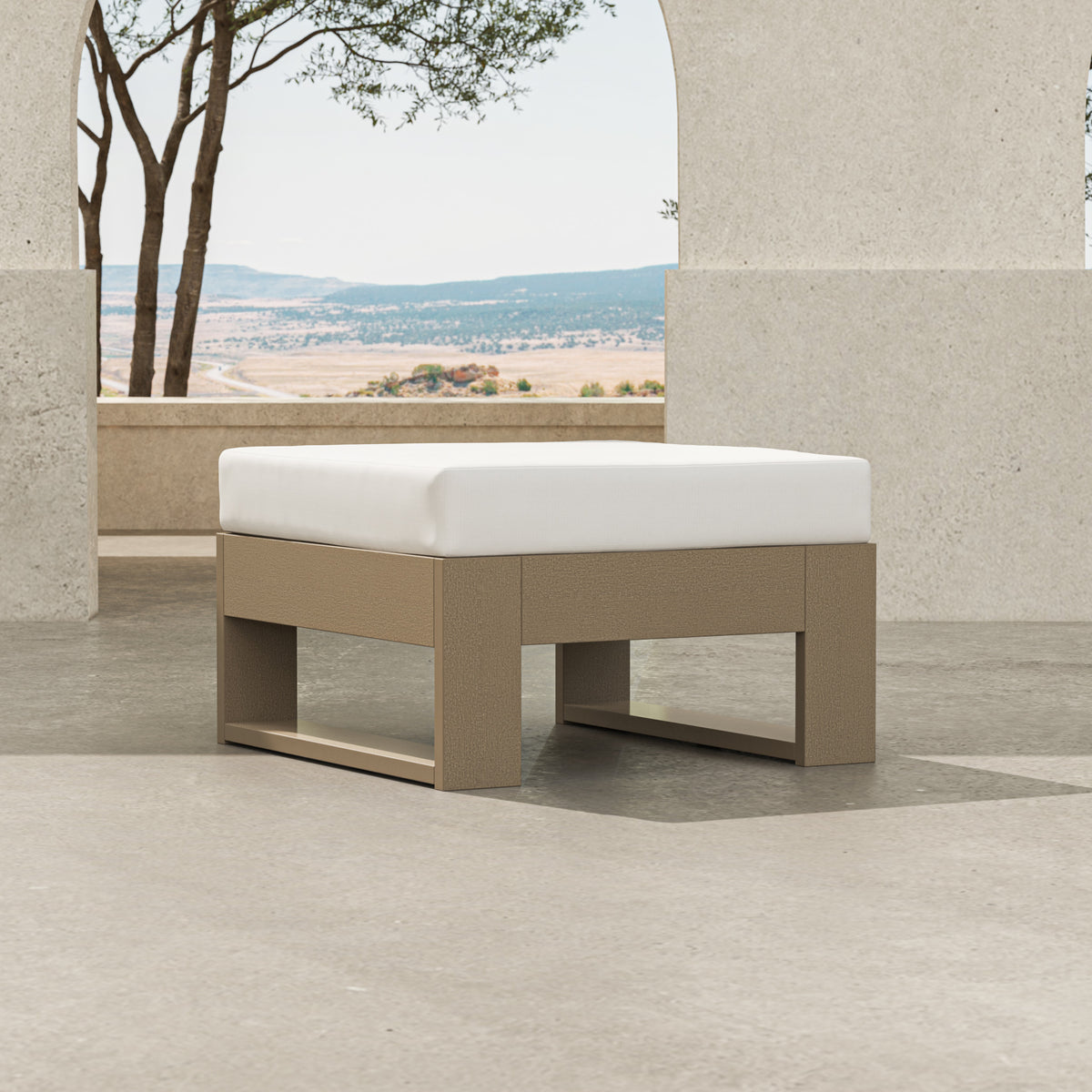 POLYWOOD Latitude Lounge Ottoman lifestyle