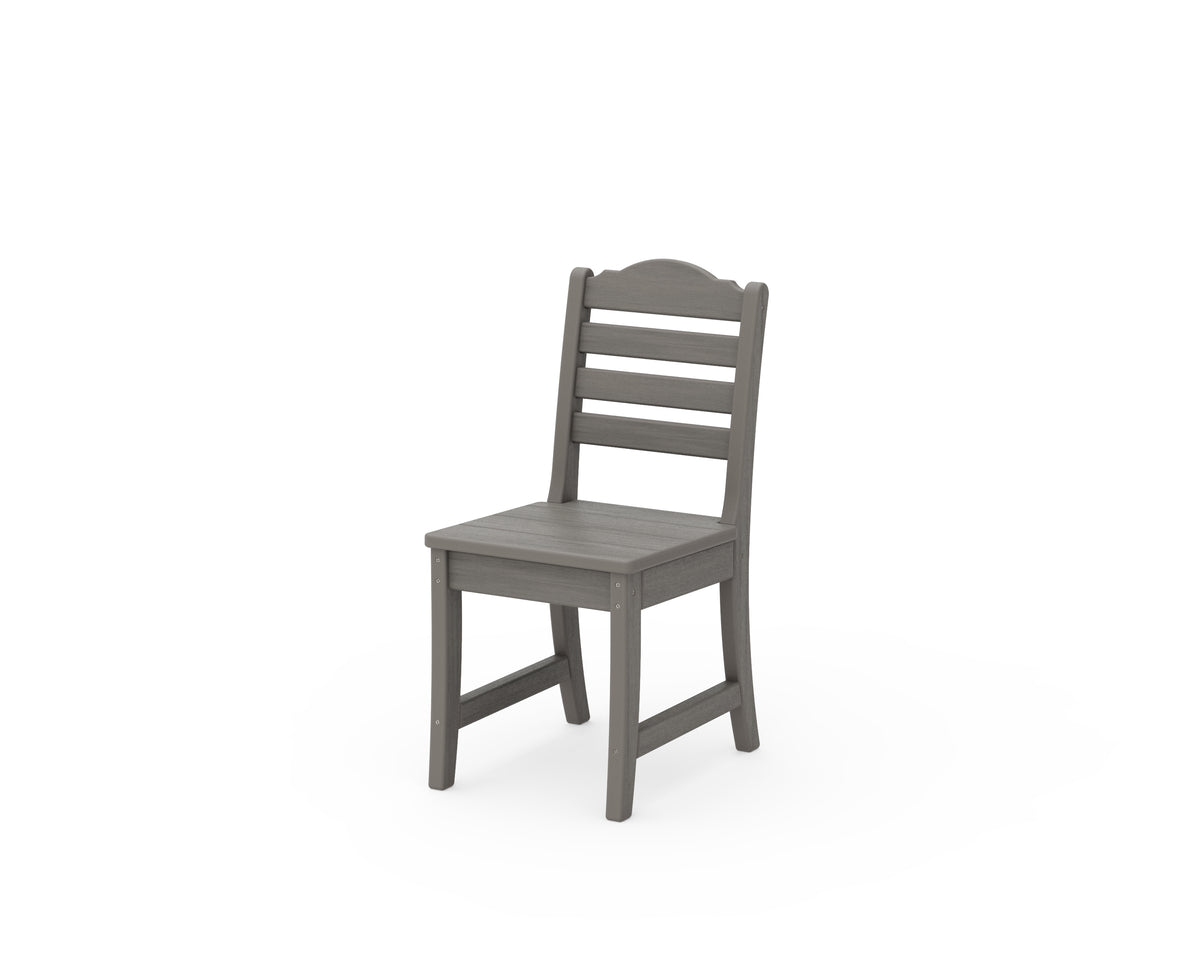 POLYWOOD Savannah Kids Dining Chair in Driftwood