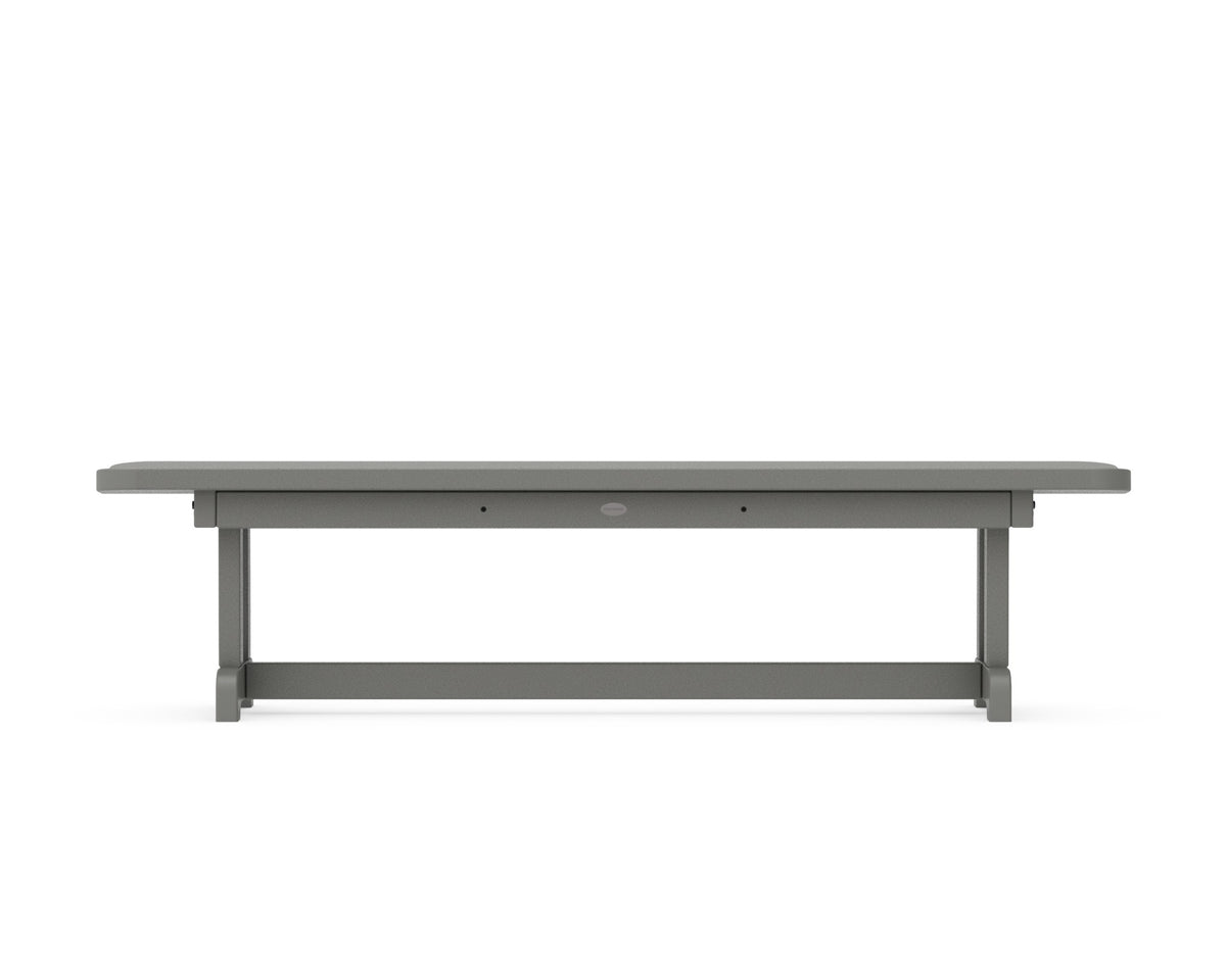 POLYWOOD Park 72" Harvester Backless Bench angle view
