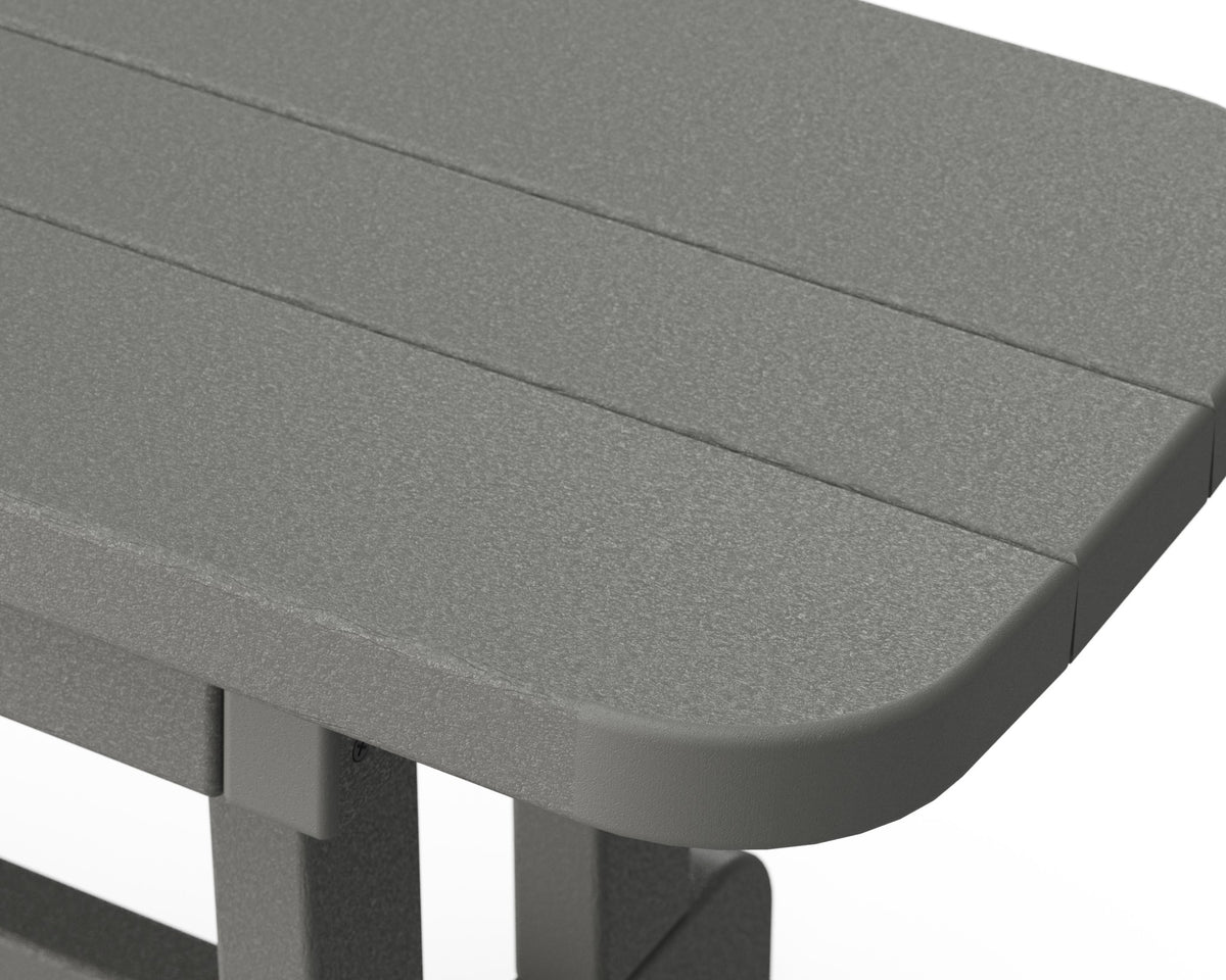 POLYWOOD Park 72" Harvester Backless Bench angle view