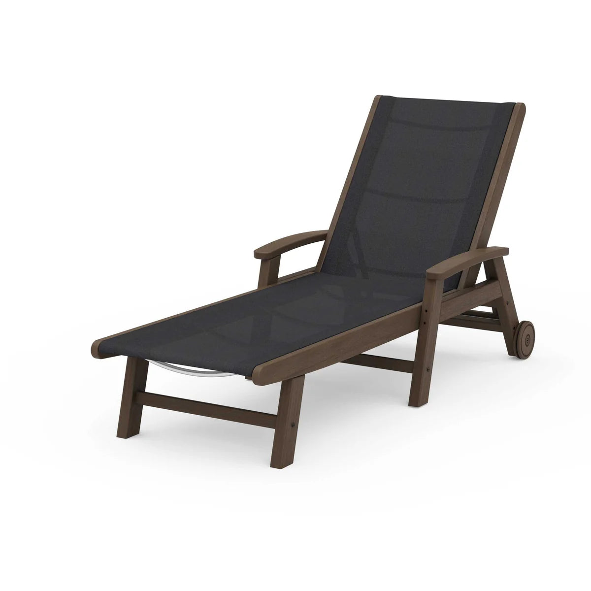 POLYWOOD Coastal Chaise with Wheels