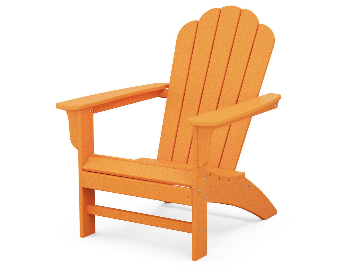 POLYWOOD Cottage Adirondack Chair in Tangerine