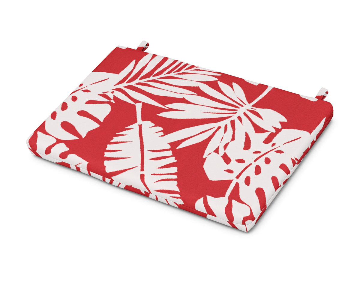 POLYWOOD Eastport Lounge Chair Cushion in Leaf Crimson