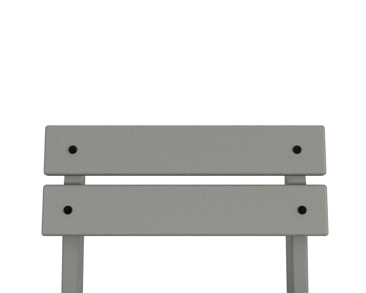 POLYWOOD Modern Studio Plaza Lowback Counter Chair angle view