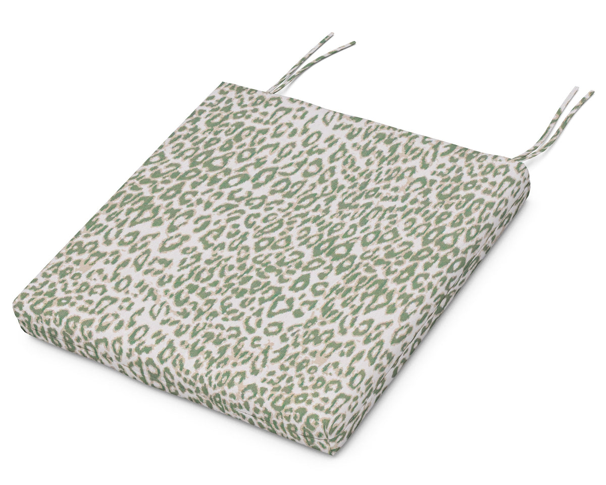 POLYWOOD Classic Oversized Adirondack Seat Pad 17.5"D x 22.25"W x 2.5"H in Safari Pistachio