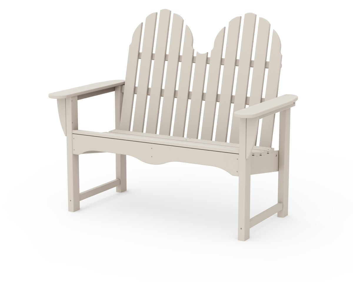 POLYWOOD Classic Adirondack 48" Bench in Sand
