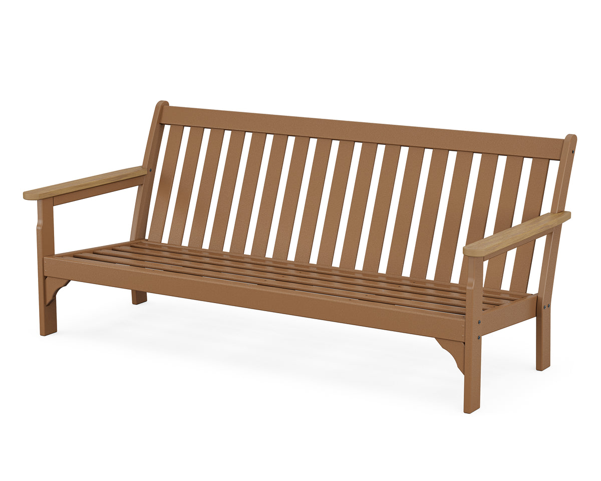 POLYWOOD Vineyard Sofa Frame in Teak / Natural