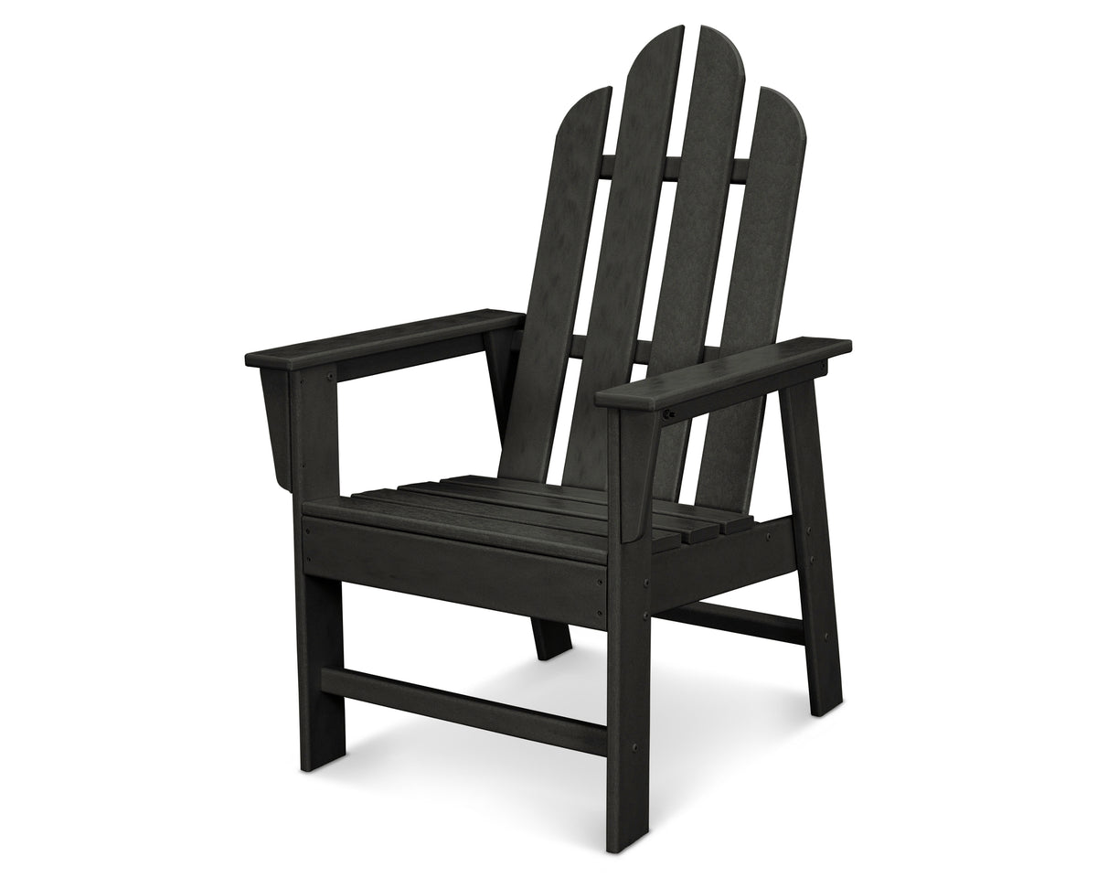 POLYWOOD Long Island Dining Chair in Black