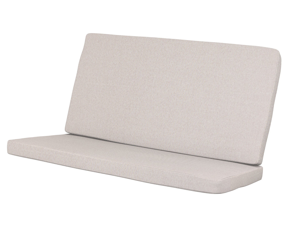 POLYWOOD Modern Loveseat Cushion in Dune Burlap