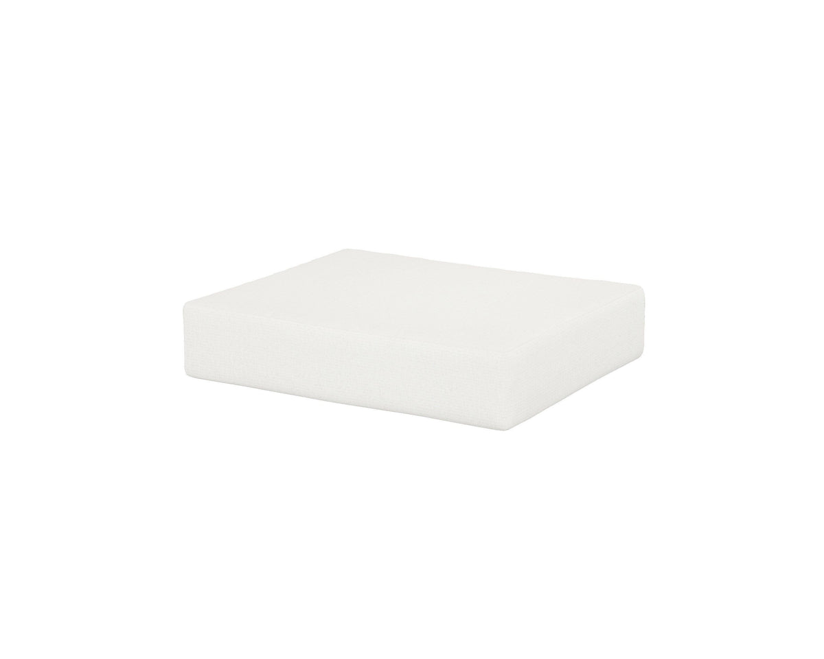 POLYWOOD Acadia Ottoman Cushion in Natural Linen