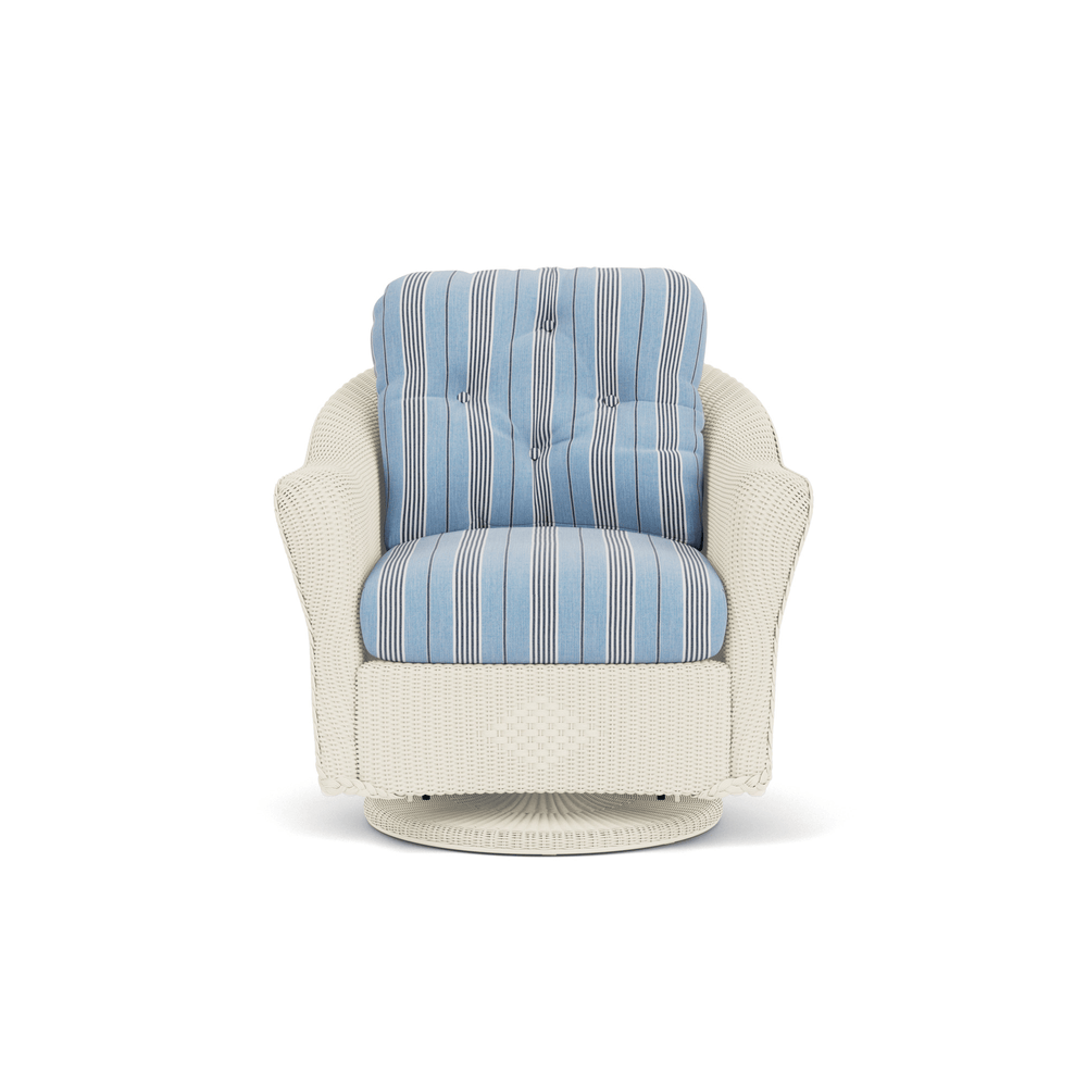 Lloyd Flanders Reflections Swivel Glider Lounge Chair - Ivory finish